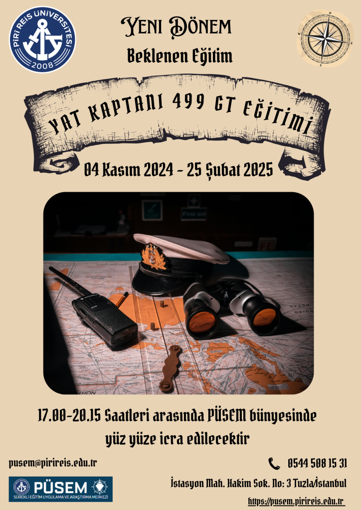 Yat Kaptanı 499 GT Eğitimi