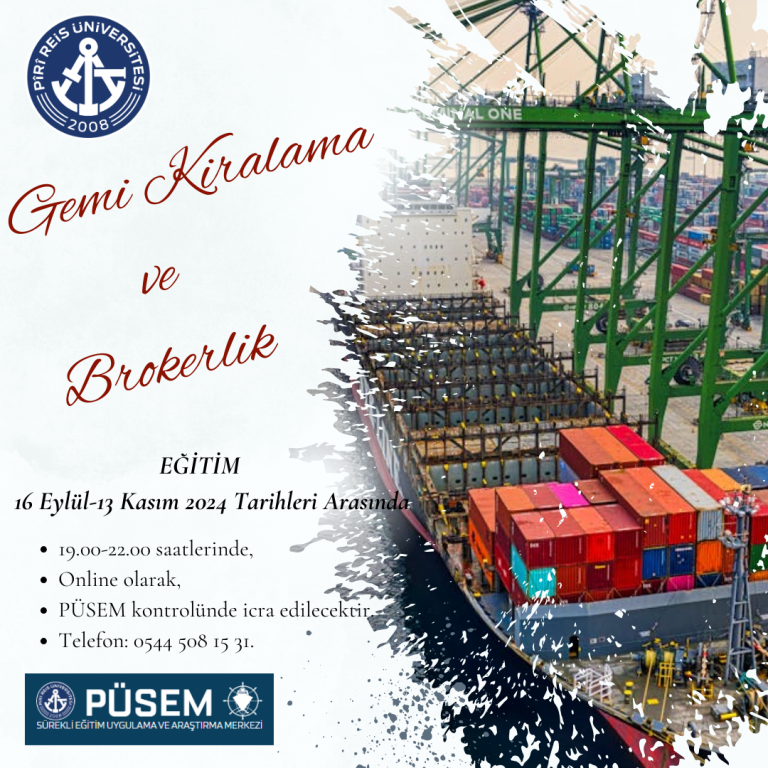 Gemi Kiralama ve Brokerlik Eğitimi