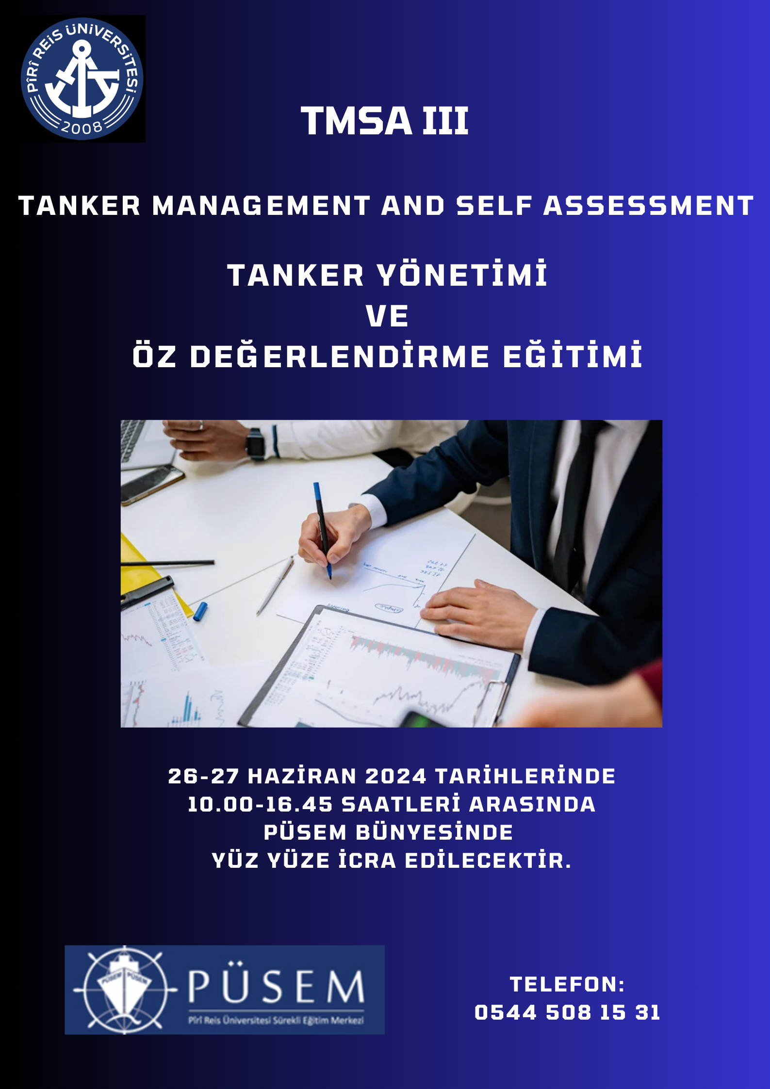 Tanker Yönetimi ve Öz Değerlendirme (TMSA III) Eğitimi