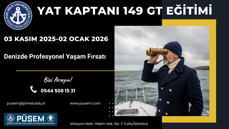 Yat Kaptanı 149 GT Eğitimi