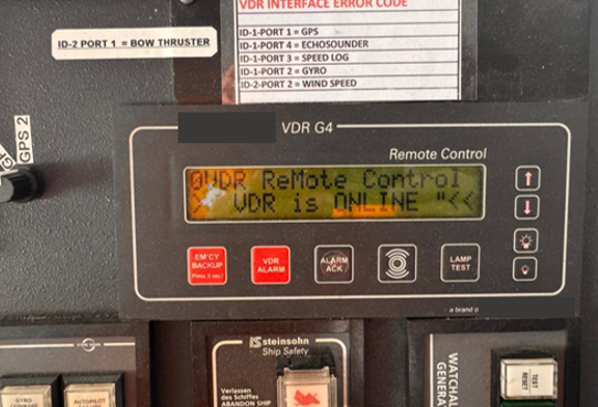 VDR (Voyage Data Recorder) Cihazı Operatör Eğitimi