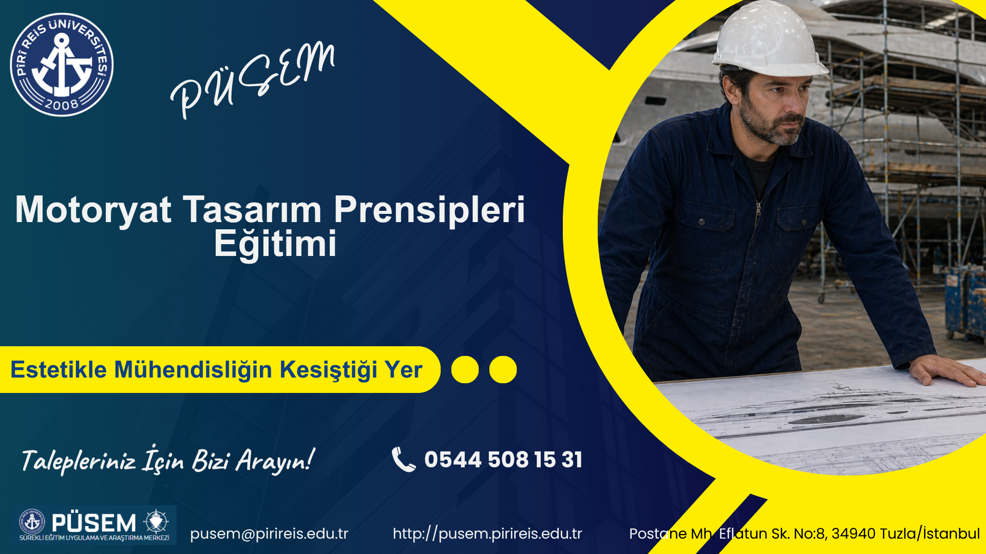 Motoryat Tasarım Prensipleri Eğitimi
