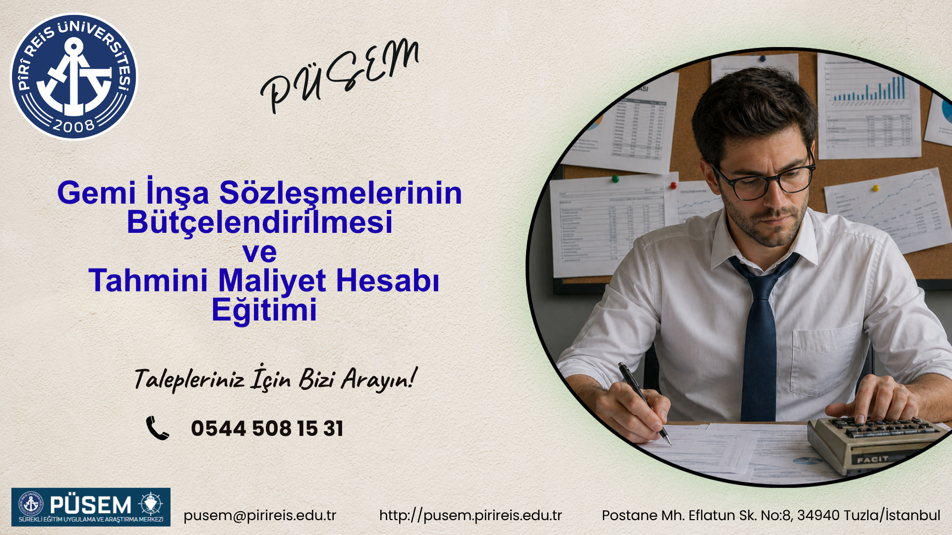 Gemi İnşa Sözleşmelerinin Bütçelendirilmesi ve Tahmini Maliyet Hesabı Eğitimi