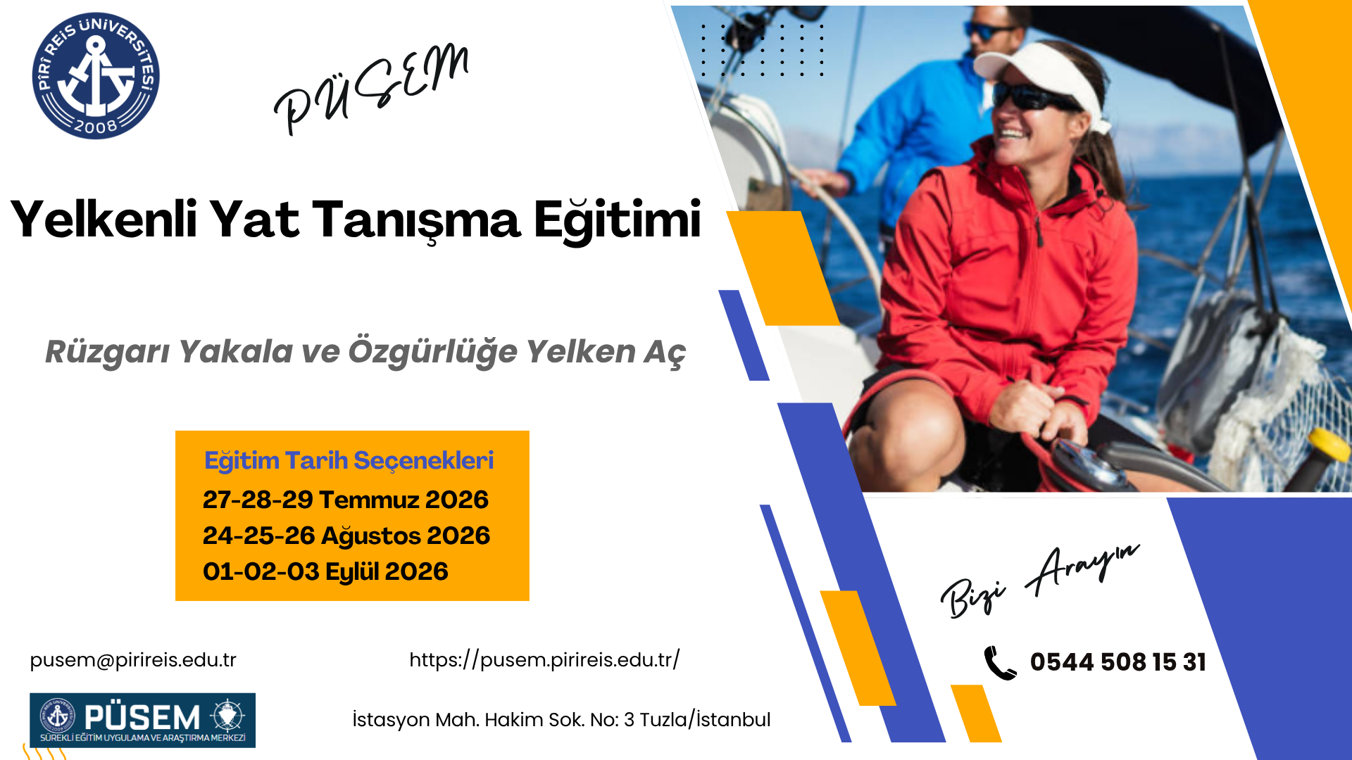 Yelkenli Yat Tanışma Eğitimi