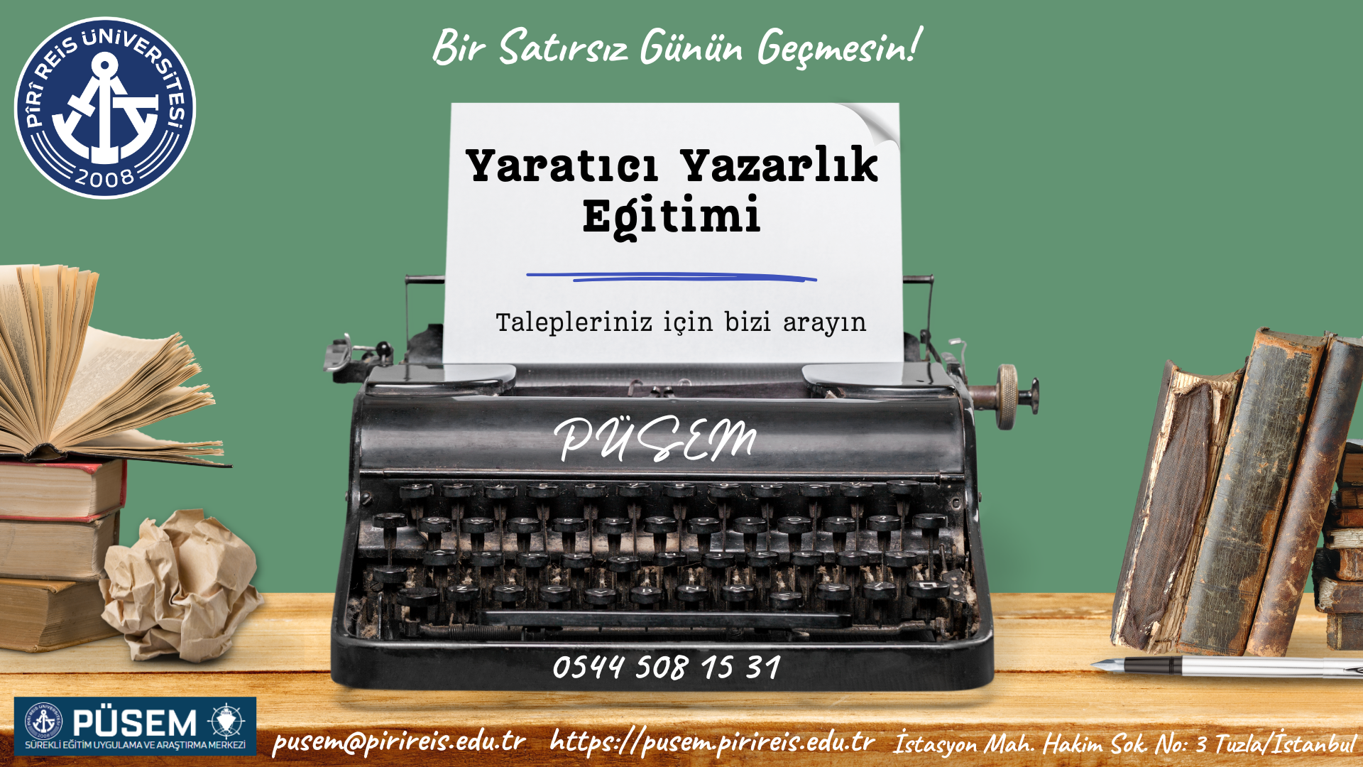 Yaratıcı Yazarlık Eğitimi